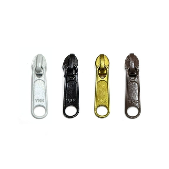 Nylon Zipper Pulls - 50 Pack Zipper Pulls - Brass - Brown - Black - White