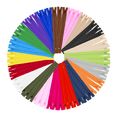 thumbnail image 1 of Assorted Color Nylon Zippers for Sewing - Bulk Zipper Supplies by Mandala Crafts, 1 of 4