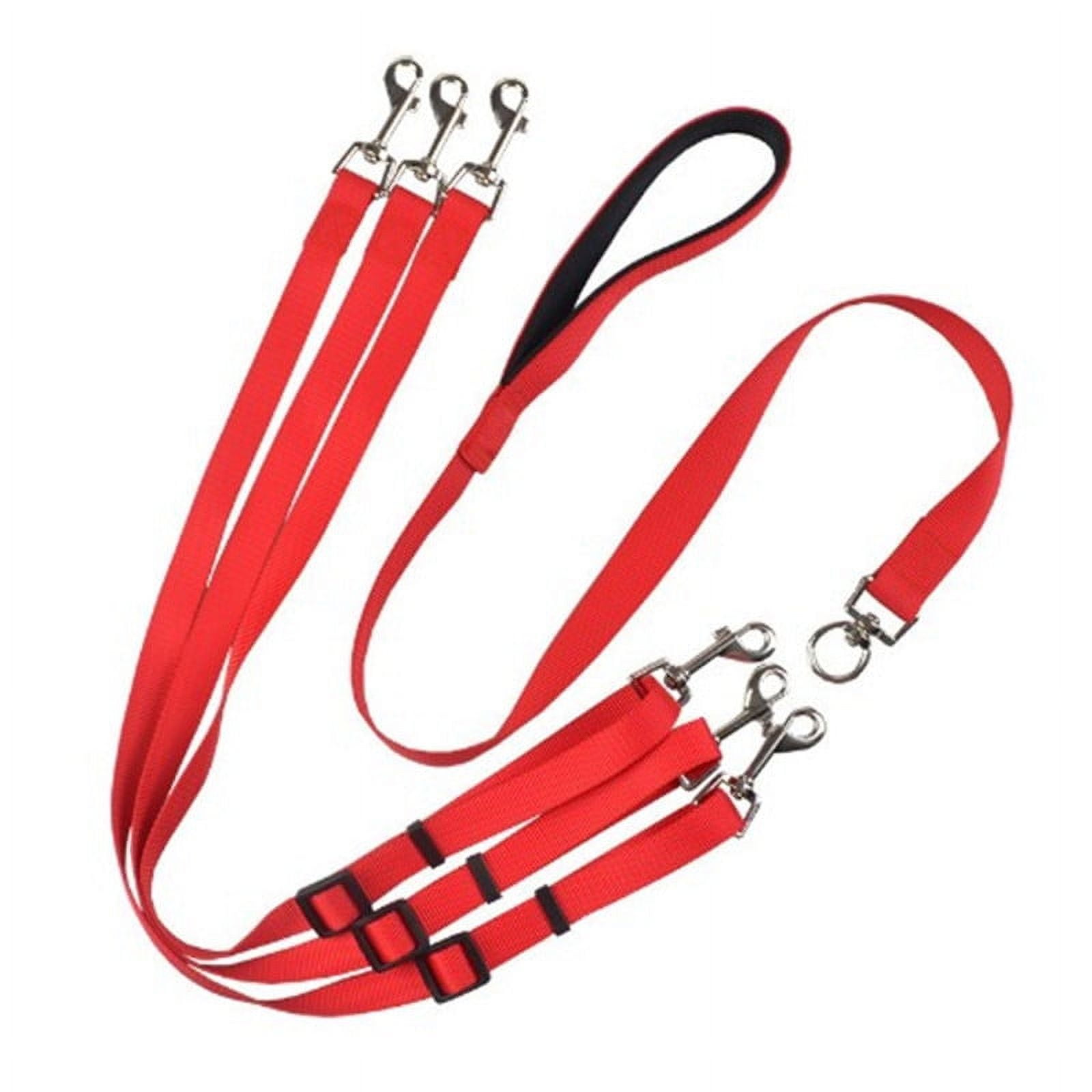 Nylon doubleheaded traction rope dog threeheaded traction suit pull