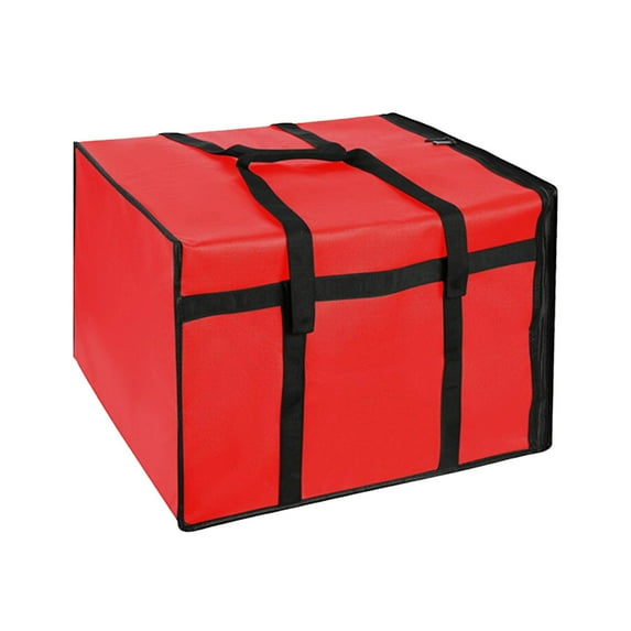 Nylon thermal tote reusable, pizza delivery bag, Insulated Pizza Bag, Thermal Delivery Tote for Hot & Cold Meals, Reusable & Leakproof, for Drivers & Home, by Goohae