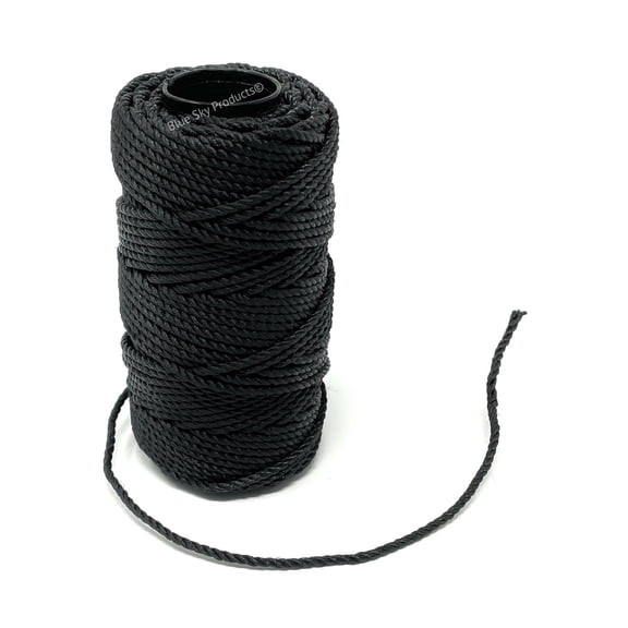 Nylon twine - tarred twisted string - bank sein line #36 in 1/4lb 120 ft spool