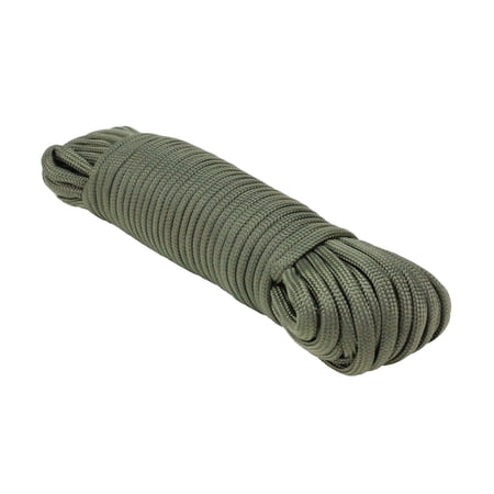 Extreme Max 3008.0478 Type III 550 Paracord Commercial Grade - 5/32" x 50', OD Green