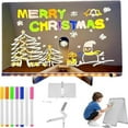 thumbnail image 1 of Nylycas Drawing Board, Nylypad LED Drawing Boards, luminboard, Lumi Board, Doodle Glow Led Drawings Boardfor Kids, Cosmody Light Up Writing & Drawing Boards with Stand (#5.9 * 5.9"), 1 of 7
