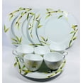 thumbnail image 1 of Nymphea Bamboo Art Tea Cup and DInner Plate - 10 Pcs Set, 1 of 4