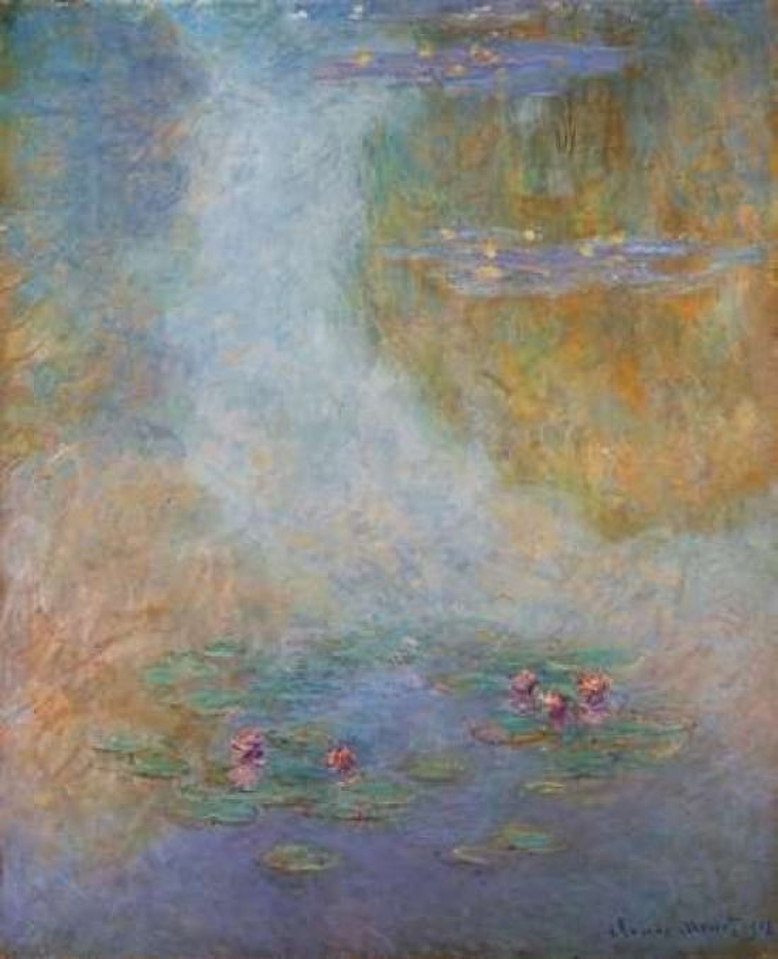Nympheas 1908 Canvas Art - Claude Monet (20 x 24)
