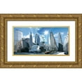 thumbnail image 1 of Nyss 14x9 Gold Ornate Wood Framed with Double Matting Museum Art Print Titled - NY Highlights, 1 of 4