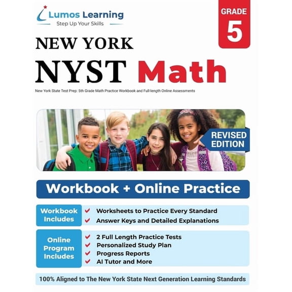 Nyst by Lumos Learning New York State Test Prep: 5th Grade Math Practice Workbook and Full-length Online Assessments: NYST Study Guide, Book 5, (Paperback)