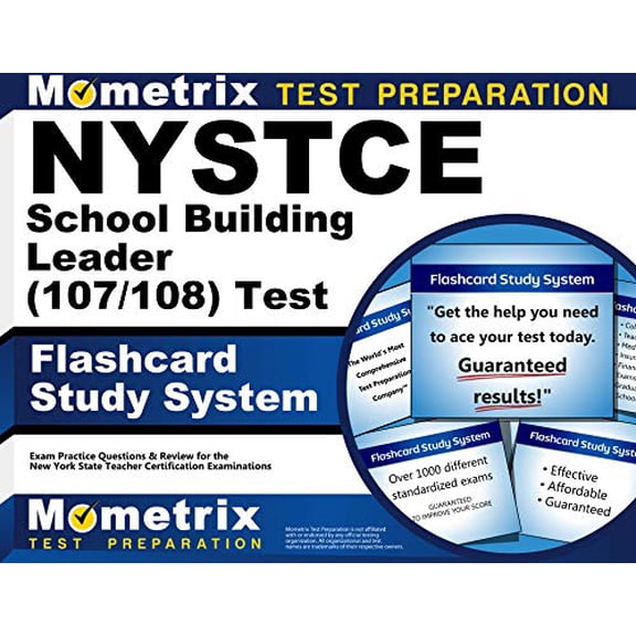 Pre-Owned Nystce School Building Leader 100/101 Test Flashcard Study System: NYSTCE Exam Practice Questions & Review for the New York State Teacher Certification Examinations Paperback