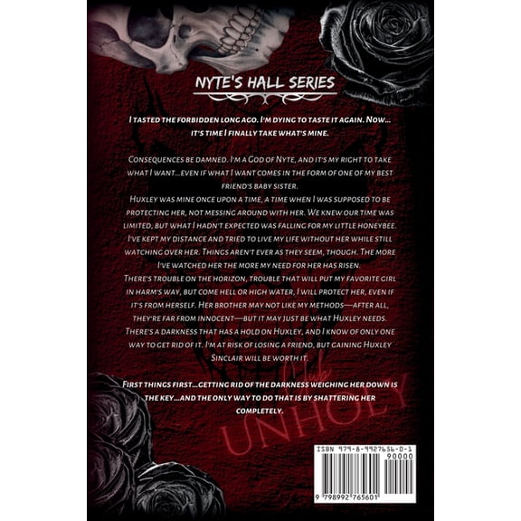 Nyte's Hall Unholy Gods: Shattering Her, Book 3, (Paperback)