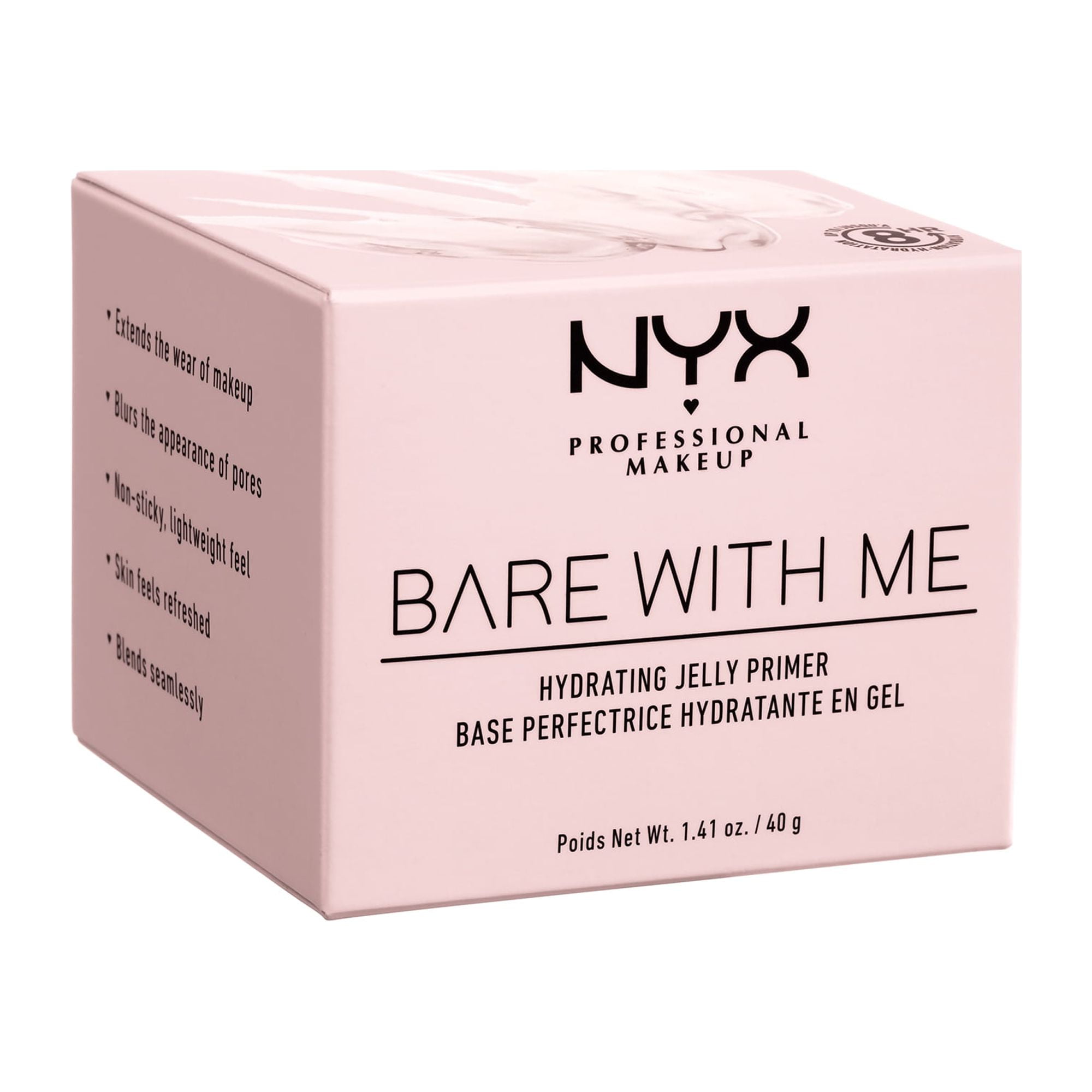 Nyx Professional Bare With Me Hydrating Jelly Primer, Gripping Face