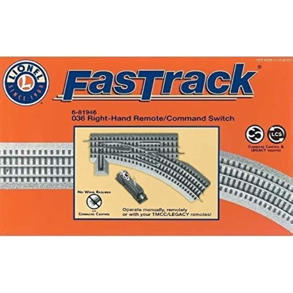 o-36 fastrack remote right-hand switch
