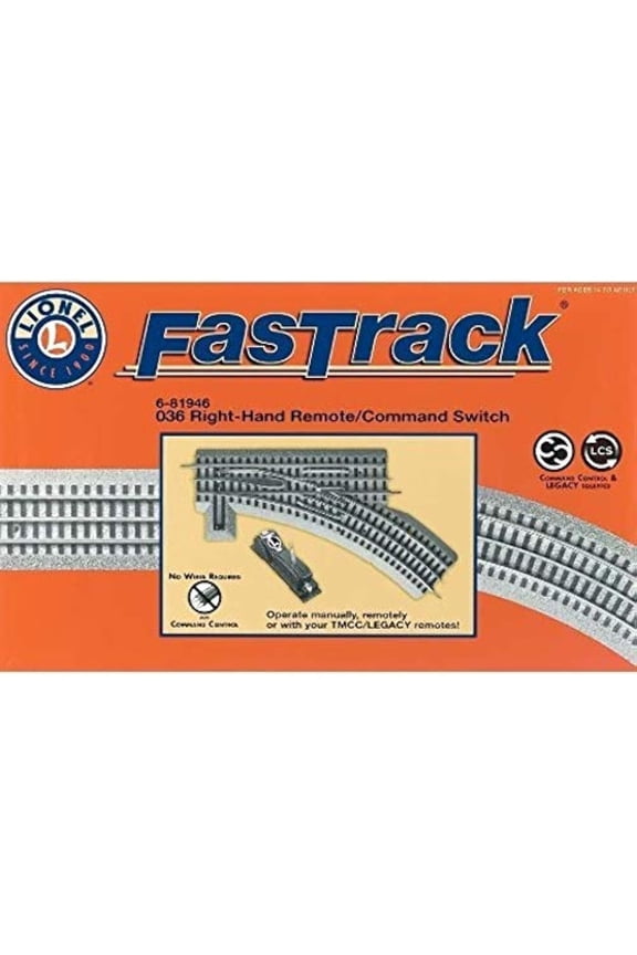 o-36 fastrack remote right-hand switch