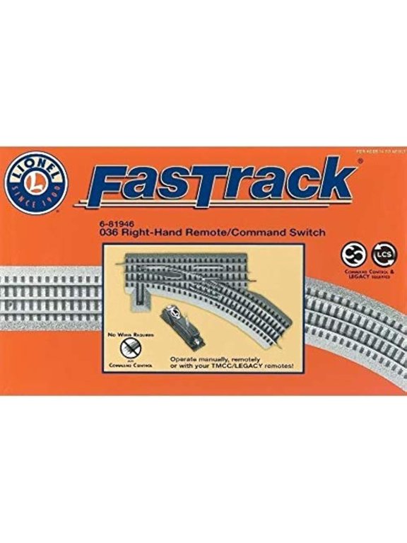 o-36 fastrack remote right-hand switch