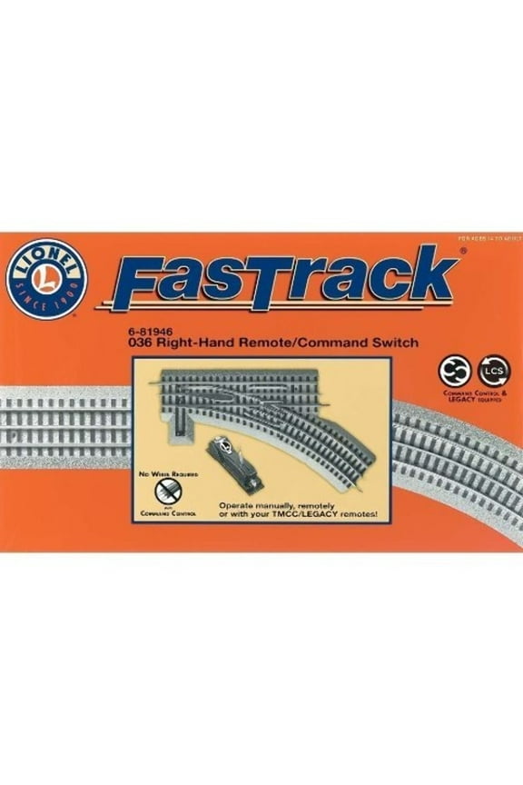 o-36 fastrack remote right-hand switch