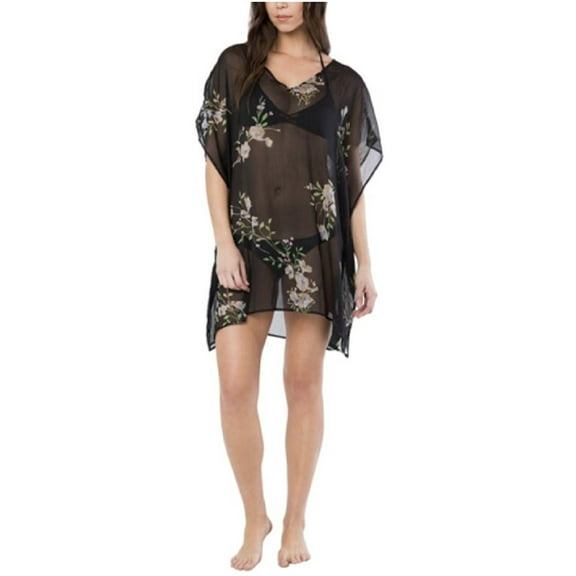 O'Neill Womens Swim Cover-Up Bali Printed (Black Bali Printed, Medium)