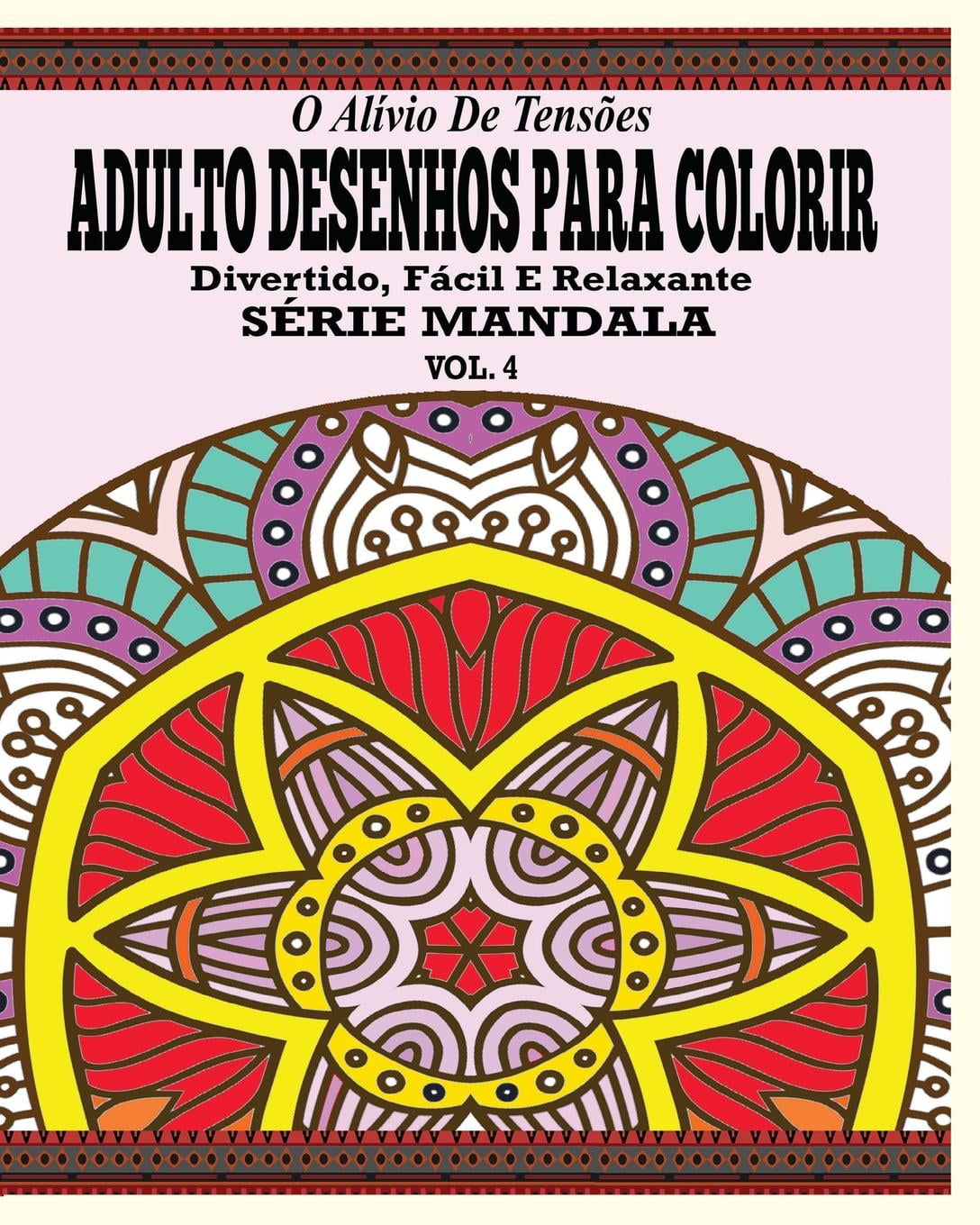 Desenho de mandala animal para colorir para adultos