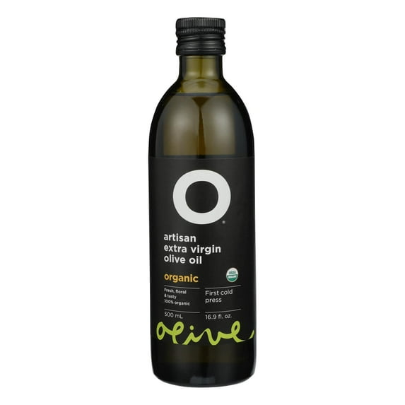 O Artisan Organic Extra Virgin Olive Oil, 16.9 fl oz, (pack of 6)