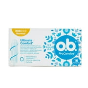 O.B. ProComfort Normal Tampons – 16-Pack (3-Pack) | Superior Comfort & Protection