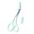 thumbnail image 1 of O Blue Titanium Eyebrow Scissors With Comb Stainless Steel, 1 of 6
