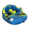 thumbnail image 1 of O'Brian Barca 2 Inflatable Towable Water Tube for Boating, 1-2 Riders, Blue, 1 of 5