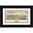 thumbnail image 1 of O''Brien 14x9 Black Ornate Wood Framed with Double Matting Museum Art Print Titled - Edinboro Pennsylvania - Fowler 1898, 1 of 4