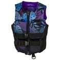 thumbnail image 1 of O'Brien BioLite Series Womens Flex V Back Neoprene Life Vest, Large, Purple, 1 of 5
