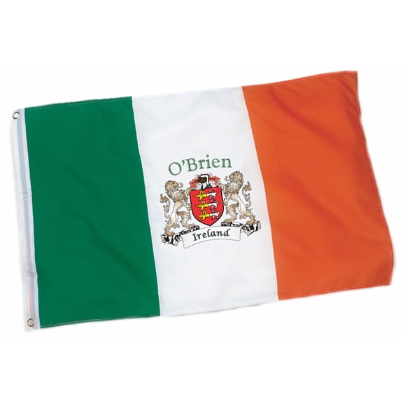 O'Brien Irish Coat of Arms Heavy Duty Outdoor Ireland Flag - 2'x3'