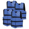 thumbnail image 1 of O'Brien Adult One Size Nylon USCGA Life Jacket with Adjustable Belts, Pack of 4, Blue, 1 of 3