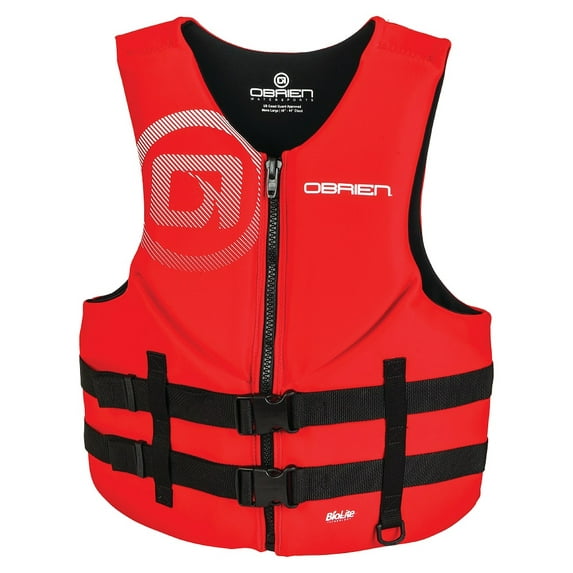 O'Brien Men's Traditional Neo Life Vest (Red)-M (36"-40")