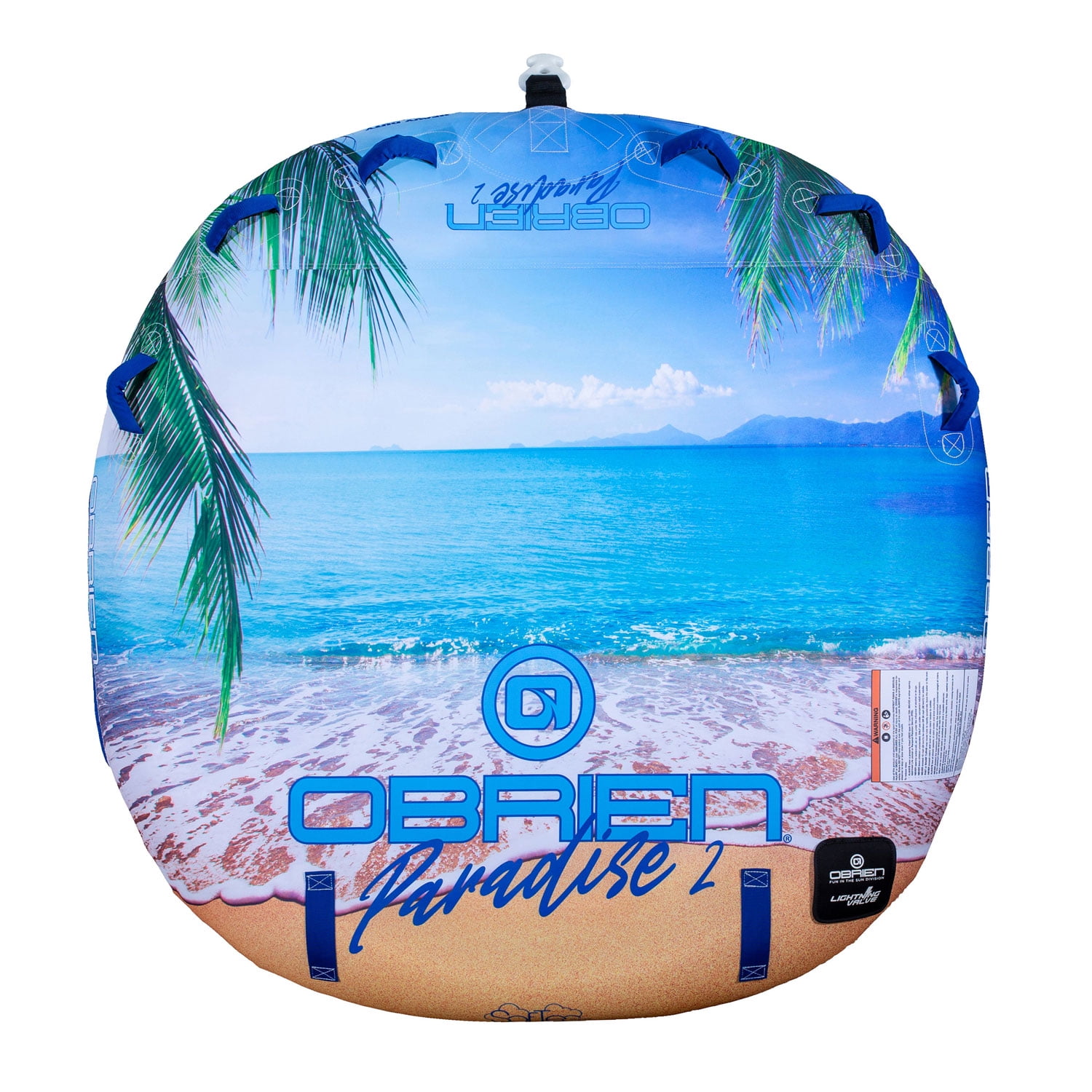 O'Brien Paradise 2 Dual Person 66 Inch Towable Inflatable Deck Boat