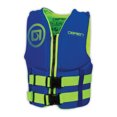 thumbnail image 1 of O'Brien Traditional Youth Neoprene Coast Guard Approved, Vest Blue/Green-(50-90 lbs, 25"-29"), 1 of 2