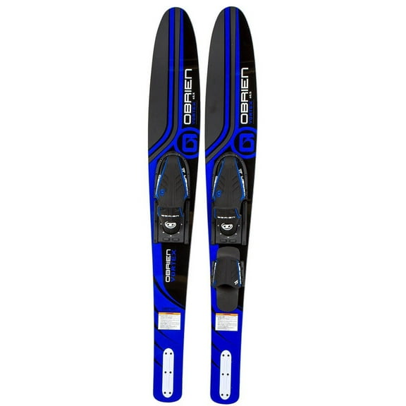 O'Brien Vortex Combo Water Skis w/ X7 & RT Blue Boots (Size 4.5-13)