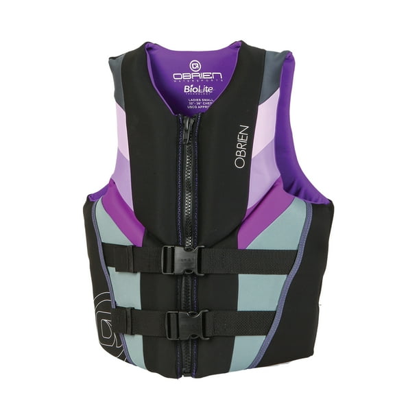 O'Brien Women's Focus Neoprene Coast Guard Approved Vest (Purple)-S (32"-36")