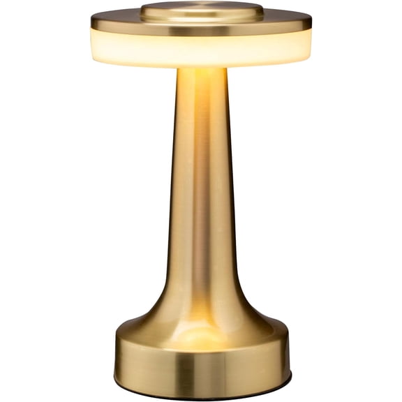 O’Bright Portable LED Table Lamp with Touch Sensor, 3-Levels Brightness, Rechargeable Battery Up to 48 Hours Usage, Night Light for Kids Nursery, Nightstand Lamp, Bedside Lamp (Gold)_OB-TL01B-GD