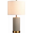 thumbnail image 1 of O’Bright Dune - Battery Powered Table Lamp, Rechargeable Cordless Ceramic Lamp, Full-Size 24 Inch Height, 4-Level Dimming, Smart Safety Protection, Type-C Fast Charging, LED Bulb Included, Stone Gray, 1 of 7