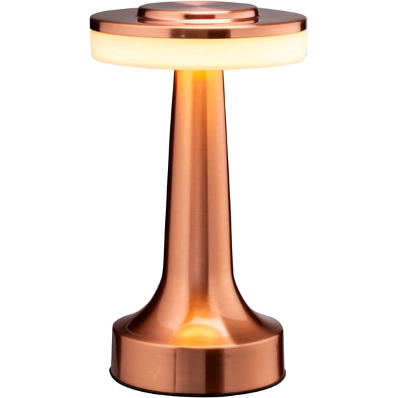 O’Bright Portable LED Table Lamp with Touch Sensor, 3-Levels Brightness, Rechargeable Battery Up to 48 Hours Usage, Night Light for Kids Nursery, Nightstand Lamp, Bedside Lamp (Rose Gold)
