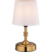 O Bright Seraph mini   Cordless LED Table Lamp with Dimmer, Built-in Rechargeable Battery, 3-Level Brightness, Patio Table Lamp, Bedside Night Lamp, Ambient Light for Restaurant, Antique Brass