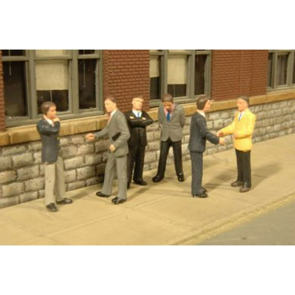 Bachmann O Gauge/Scale Figure/People Set Businessmen (6-Pack)