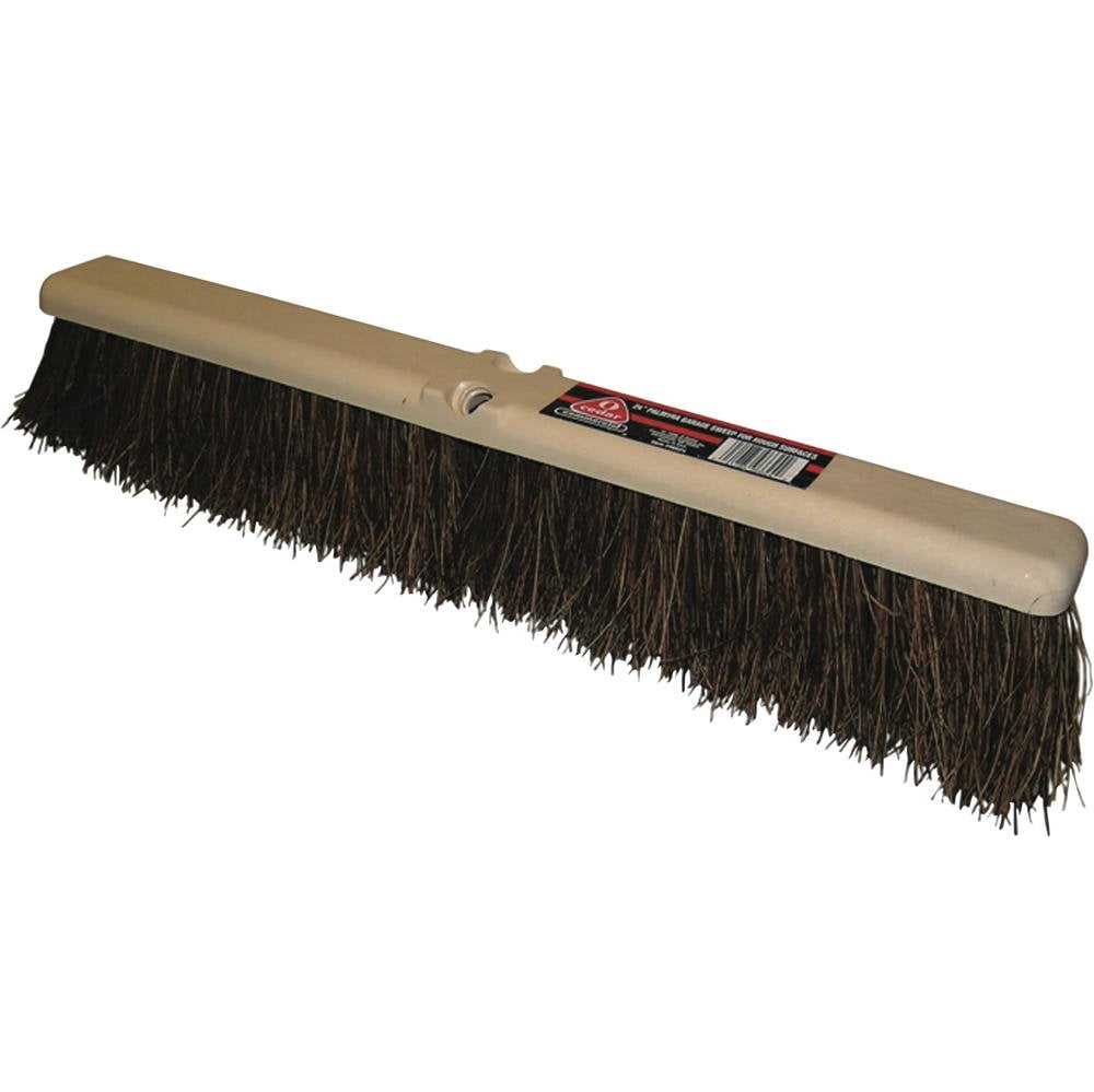 O-Cedar 24-Inch Stiff Fiber Garage Sweep Broom, Heavy-Duty Floor ...