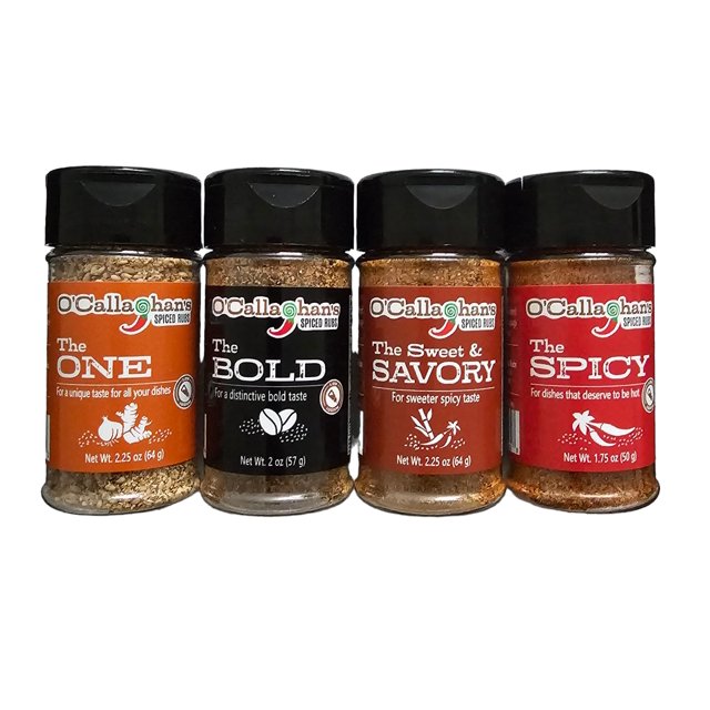 O'Callaghan's Spiced Rubs OIF8 Allinone Seasoning Sampler