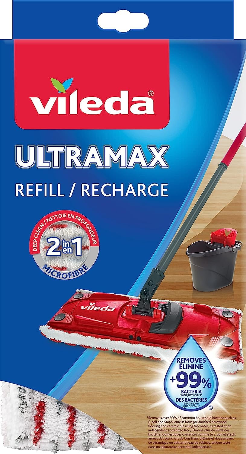Vileda UltraMax Mop Microfiber Refill (Pack of 1) (121236)