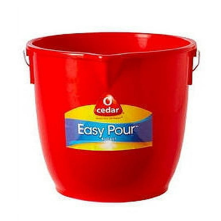 O-Cedar Easy Pour Bucket - 3 gal - Splash Resistant, Durable, Handle - Plastic - Gray - 1 Each O-Cedar Easy Pour Bucket - 3 gal - Splash Resistant, Durable, Handle - Plastic - Gray - 1 Each