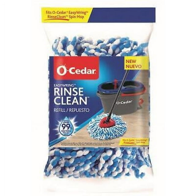OCedar Easy Wring Rinse Clean 8 in. W X 2 in. L Wet Microfiber Mop