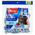 thumbnail image 1 of O Cedar RinseClean™ Microfiber Mop Head Replacement, 2 Pack, 1 of 5