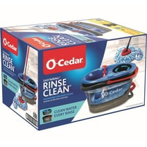 O-Cedar EasyWring RinseClean Spin Mop and Bucket System, Hands-Free System