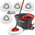 thumbnail image 1 of O-Cedar EasyWring Spin Mop, 4 Extra Refills, 1 of 7