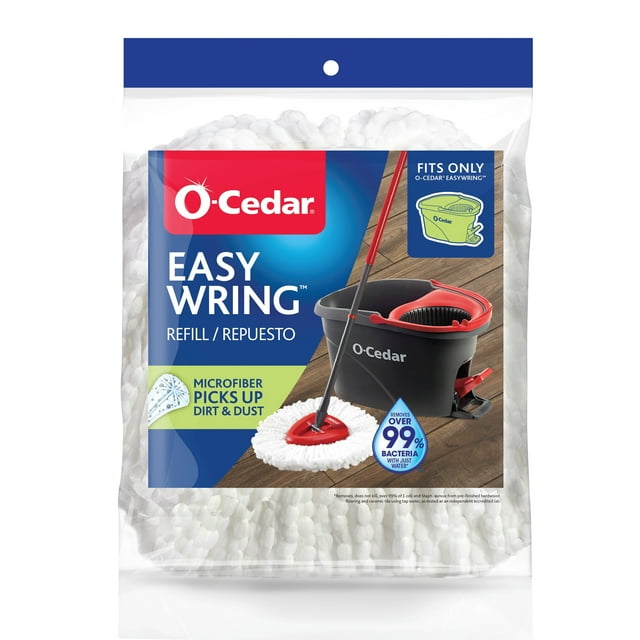 OCedar EasyWring™ Spin Mop Refill, Removes 99 of Bacteria