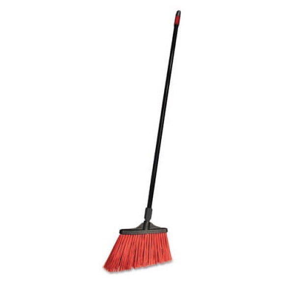 56 in. Handle MaxiStrong Angle Broom - Black (6/Carton)