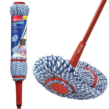 O-Cedar MicroTwistâ„¢ MAX Microfiber Mop, Removes 99% of Bacteria with Just Water