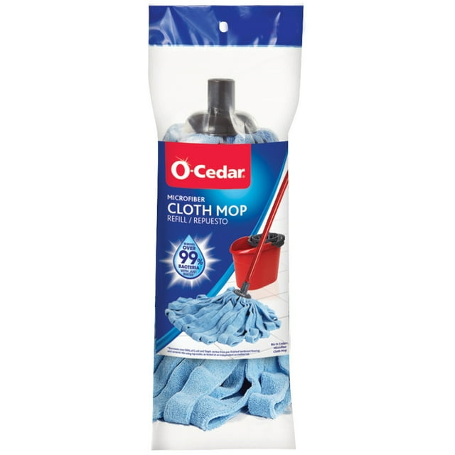OCedar Microfiber Cloth Mop Refill, Machine Washable and Reusable